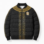 World Football 2026 Egypt Custom Bomber Puffer Jacket Ancient Egyptian Hieroglyphs - African Pride