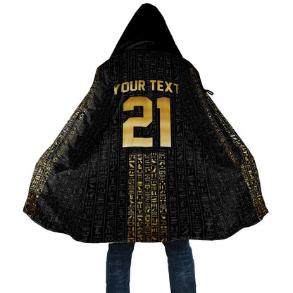 World Football 2026 Egypt Custom Cloak Ancient Egyptian Hieroglyphs - African Pride