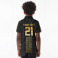World Football 2026 Egypt Custom Kid Polo Shirt Ancient Egyptian Hieroglyphs LT9