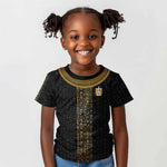 World Football 2026 Egypt Custom Kid T shirt Ancient Egyptian Hieroglyphs LT9