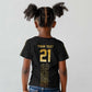 World Football 2026 Egypt Custom Kid T shirt Ancient Egyptian Hieroglyphs LT9