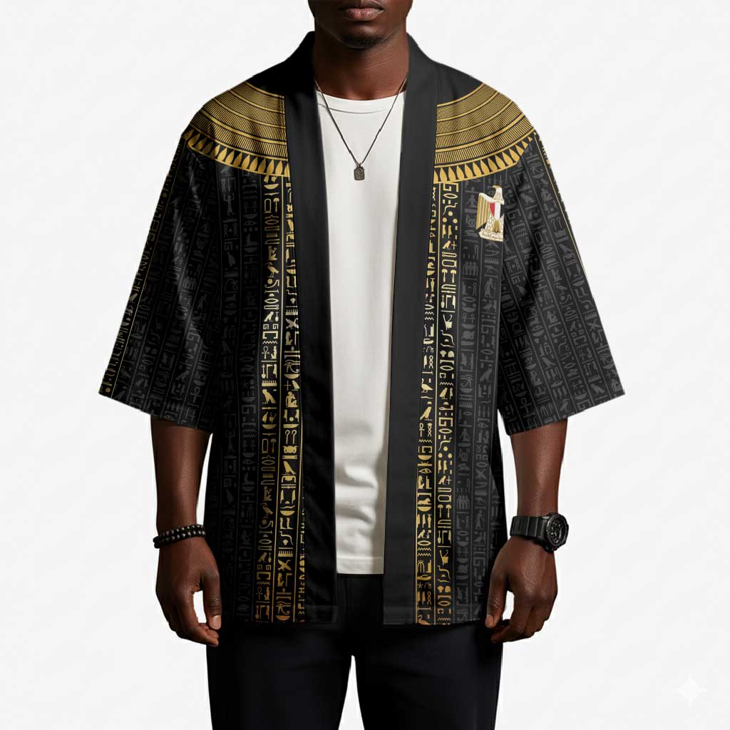 World Football 2026 Egypt Custom Kimono Ancient Egyptian Hieroglyphs - African Pride
