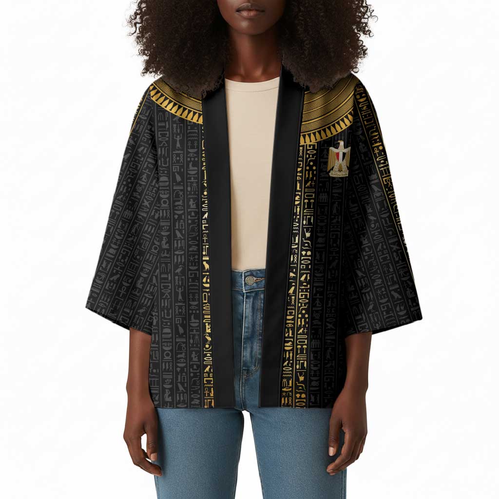 World Football 2026 Egypt Custom Kimono Ancient Egyptian Hieroglyphs - African Pride