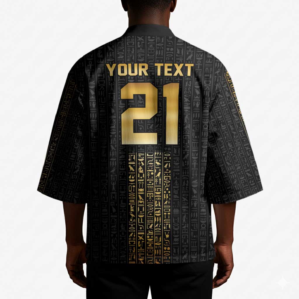 World Football 2026 Egypt Custom Kimono Ancient Egyptian Hieroglyphs - African Pride