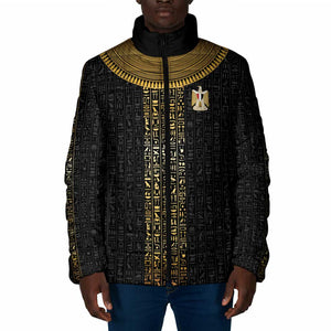 World Football 2026 Egypt Custom Padded Jacket Ancient Egyptian Hieroglyphs - African Pride