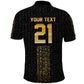 World Football 2026 Egypt Custom Polo Shirt Ancient Egyptian Hieroglyphs LT9