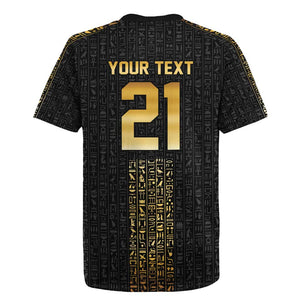 World Football 2026 Egypt Custom Rugby Jersey Ancient Egyptian Hieroglyphs LT9