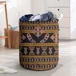 Bamenda Toghu Laundry Basket Traditional Attire Pattern