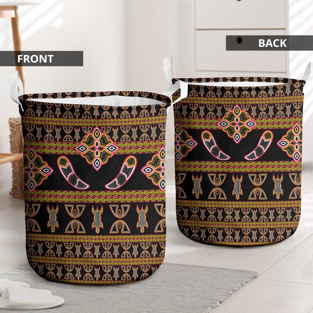 Bamenda Toghu Laundry Basket Traditional Attire Pattern