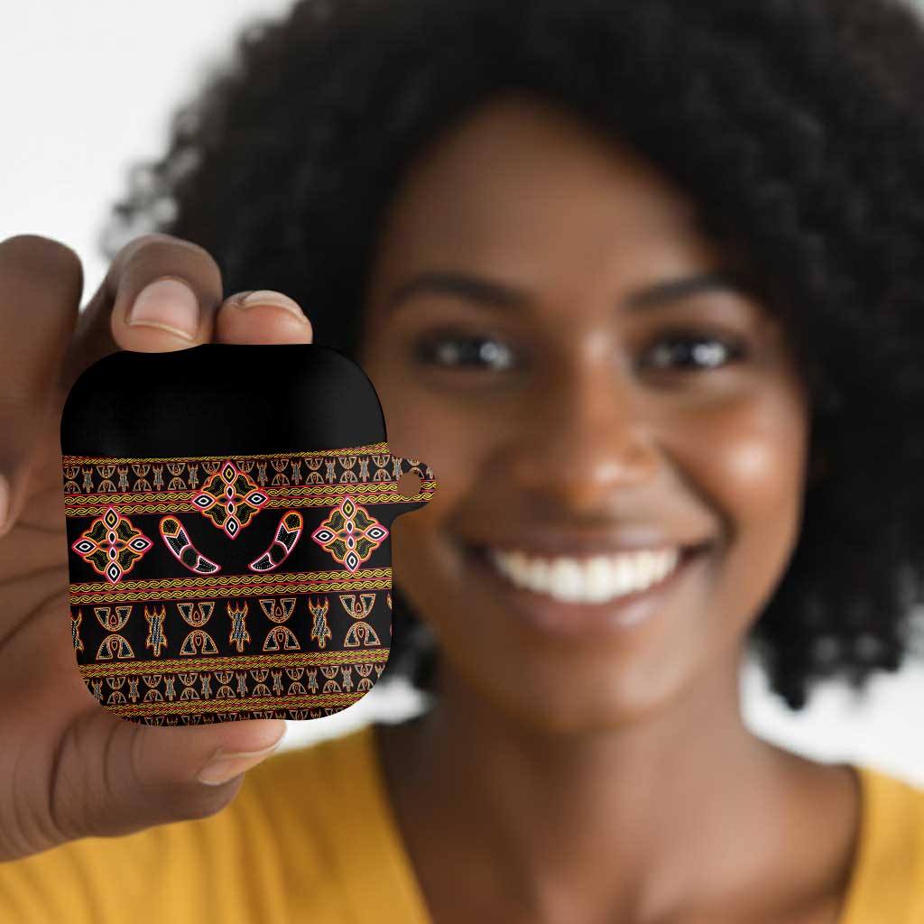 Bamenda Toghu AirPods Case Traditional Attire Pattern