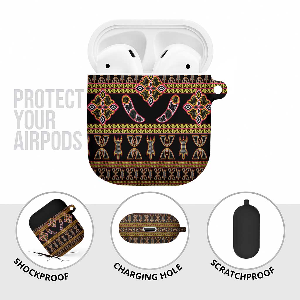 Bamenda Toghu AirPods Case Traditional Attire Pattern