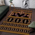 Bamenda Toghu Area Rug Traditional Attire Pattern