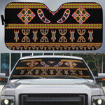 Bamenda Toghu Auto Sun Shade Traditional Attire Pattern