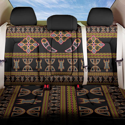 Bamenda Toghu Back Car Seat Cover Traditional Attire Pattern