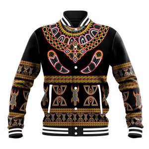 Bamenda Toghu Baseball Jacket Traditional Attire Pattern