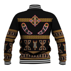 Bamenda Toghu Baseball Jacket Traditional Attire Pattern
