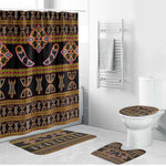 Bamenda Toghu Bathroom Set Traditional Attire Pattern
