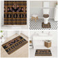 Bamenda Toghu Bathroom Set Traditional Attire Pattern