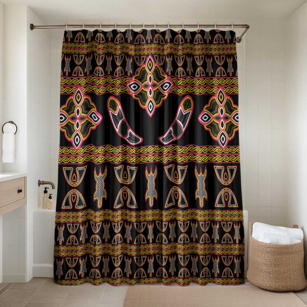 Bamenda Toghu Bathroom Set Traditional Attire Pattern