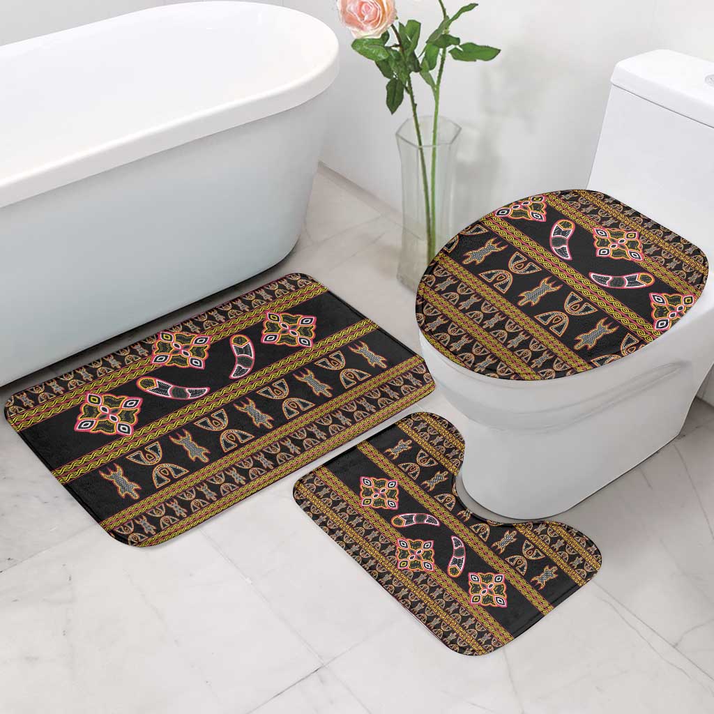 Bamenda Toghu Bathroom Set Traditional Attire Pattern