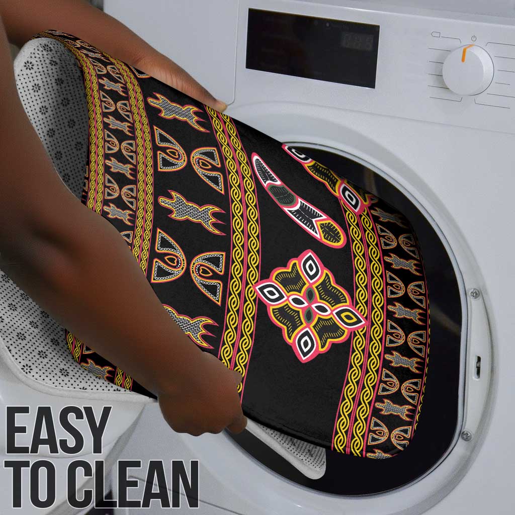 Bamenda Toghu Bathroom Set Traditional Attire Pattern
