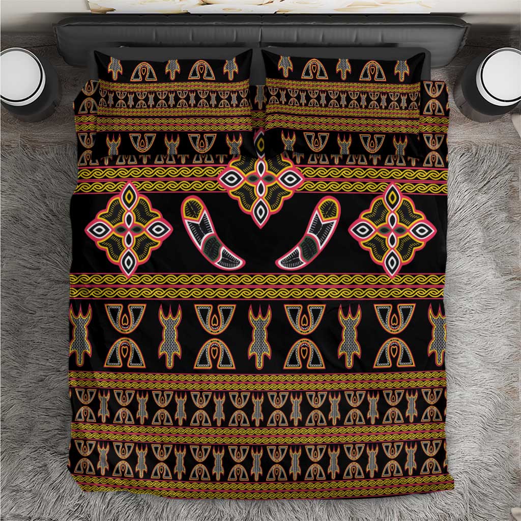 Bamenda Toghu Bedding Set Traditional Attire Pattern