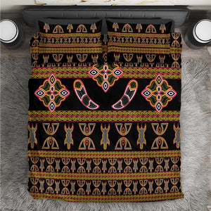 Bamenda Toghu Bedding Set Traditional Attire Pattern
