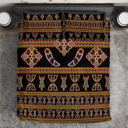 Bamenda Toghu Bedding Set Traditional Attire Pattern