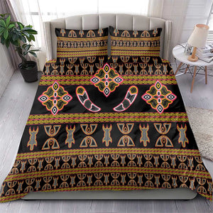 Bamenda Toghu Bedding Set Traditional Attire Pattern