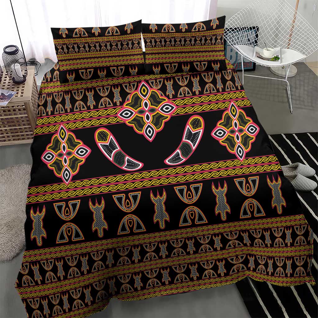 Bamenda Toghu Bedding Set Traditional Attire Pattern