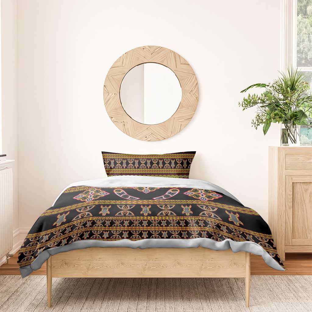 Bamenda Toghu Bedding Set Traditional Attire Pattern