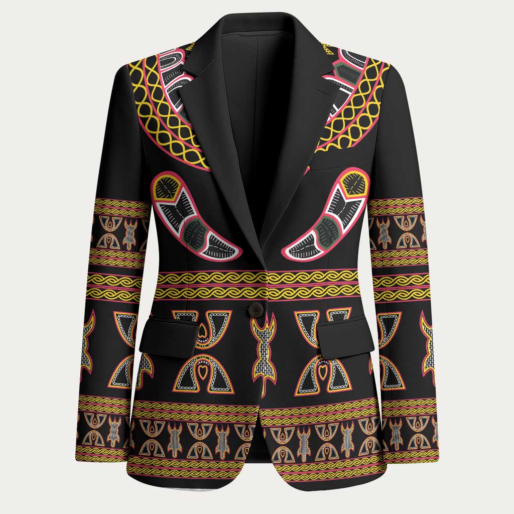 Bamenda Toghu Blazer Traditional Attire Pattern