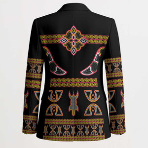 Bamenda Toghu Blazer Traditional Attire Pattern