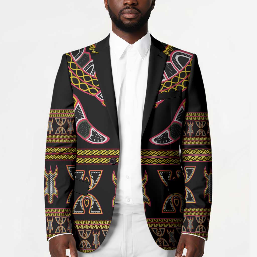 Bamenda Toghu Blazer Traditional Attire Pattern