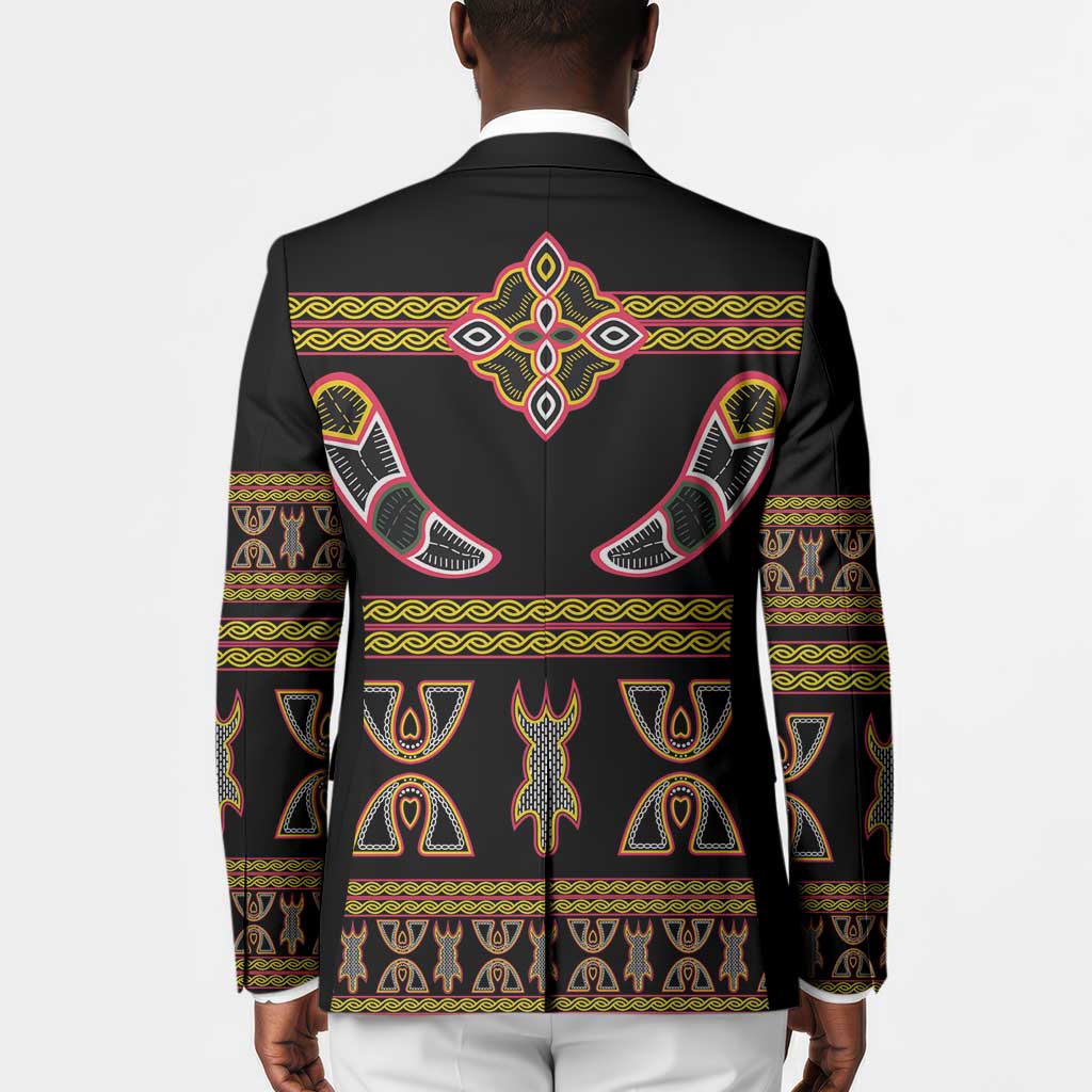 Bamenda Toghu Blazer Traditional Attire Pattern
