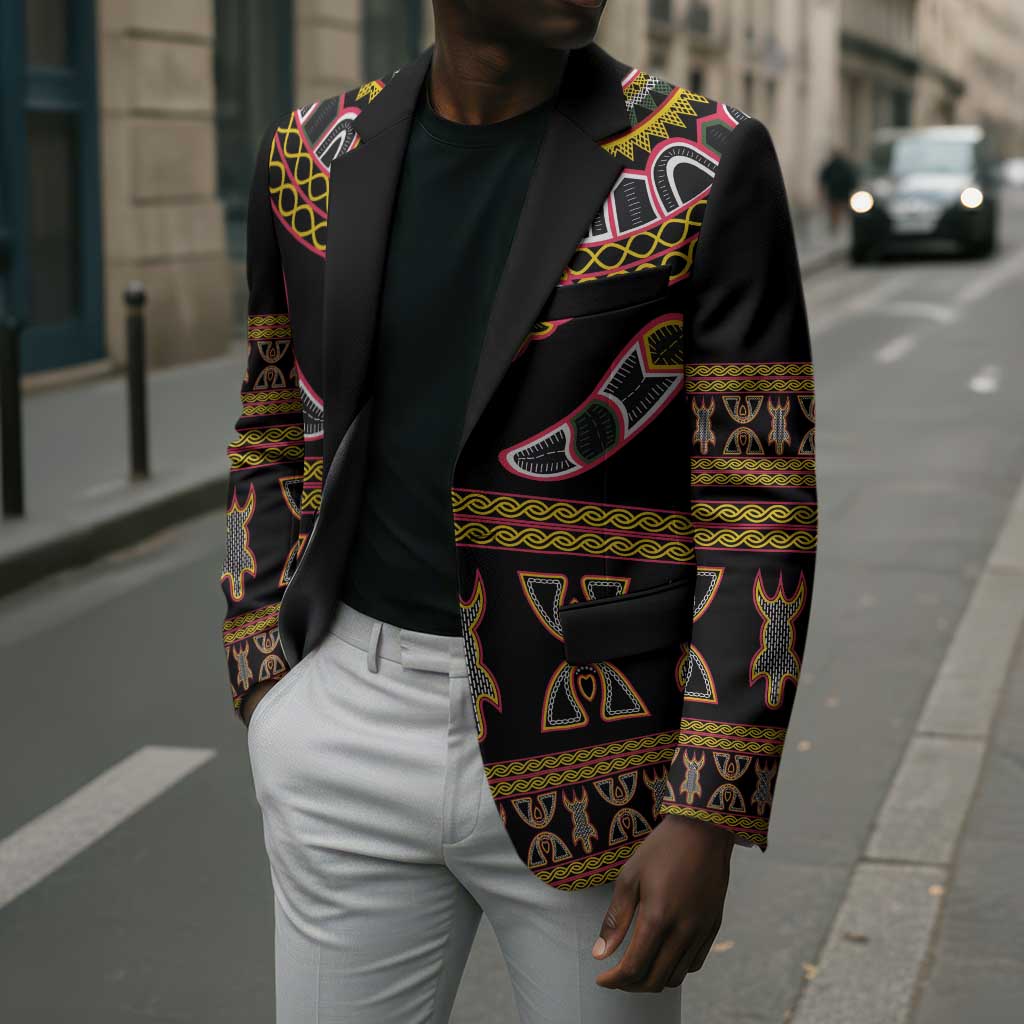 Bamenda Toghu Blazer Traditional Attire Pattern