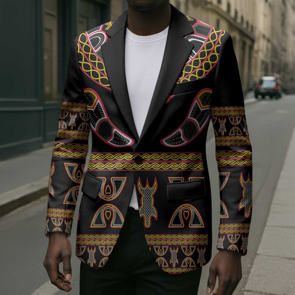 Bamenda Toghu Blazer Traditional Attire Pattern