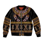 Bamenda Toghu Bomber Jacket Traditional Attire Pattern