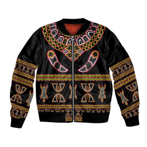 Bamenda Toghu Bomber Jacket Traditional Attire Pattern