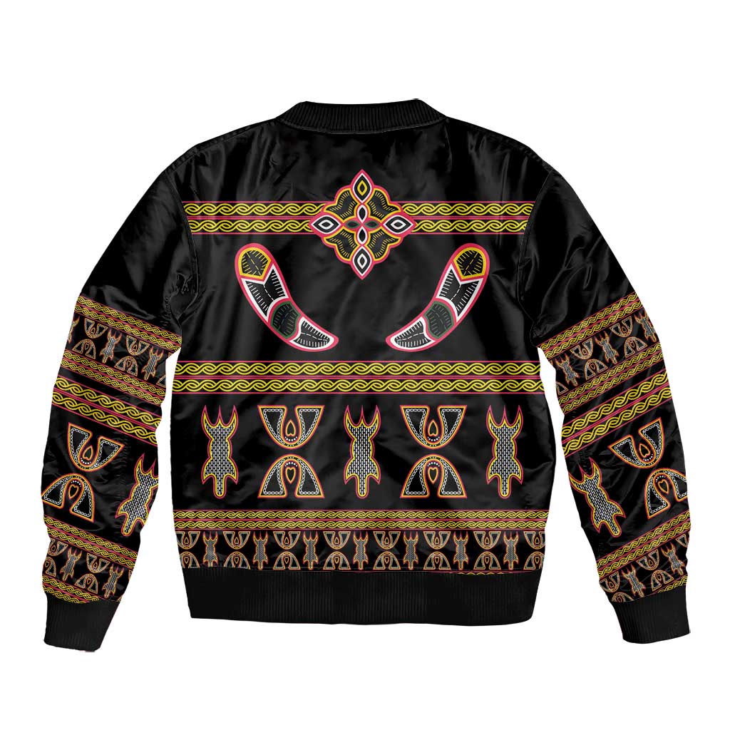 Bamenda Toghu Bomber Jacket Traditional Attire Pattern