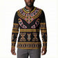 Bamenda Toghu Button Sweatshirt Traditional Attire Pattern