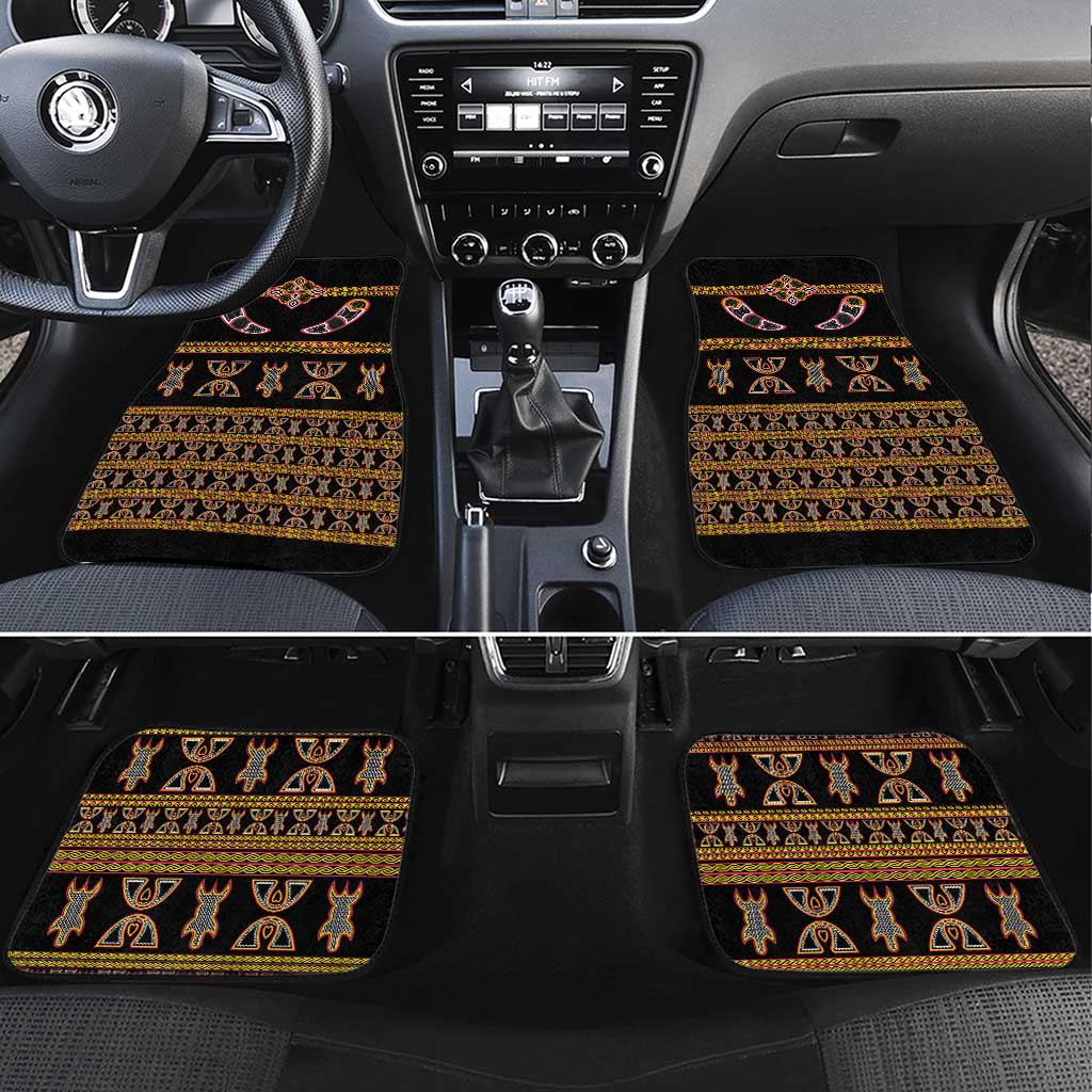 Bamenda Toghu Car Mats Traditional Attire Pattern
