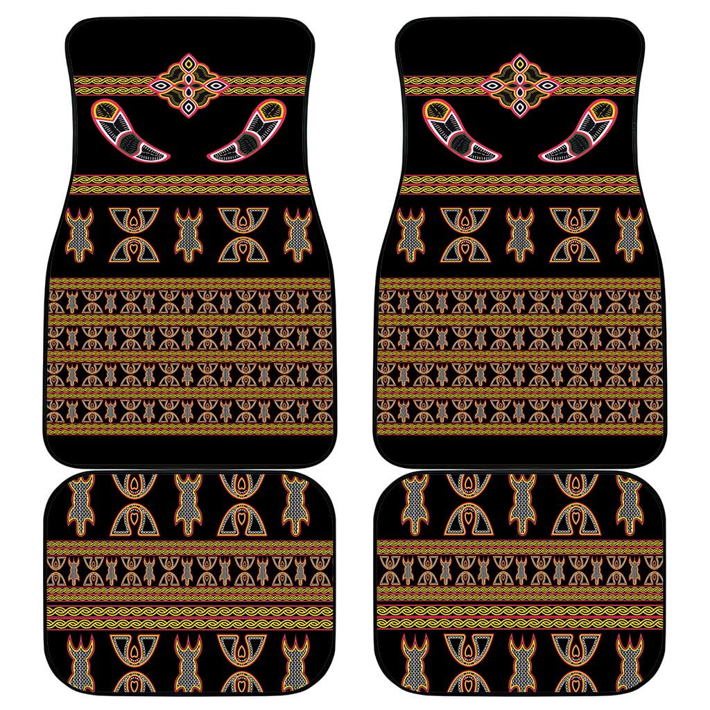 Bamenda Toghu Car Mats Traditional Attire Pattern