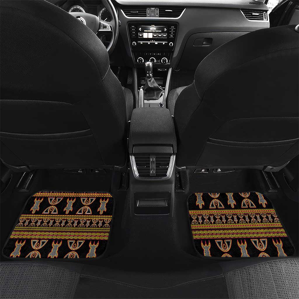 Bamenda Toghu Car Mats Traditional Attire Pattern