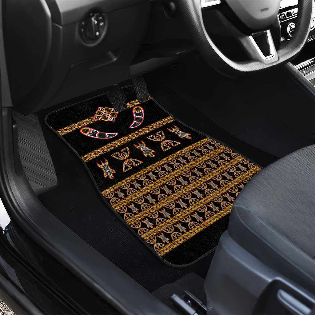 Bamenda Toghu Car Mats Traditional Attire Pattern