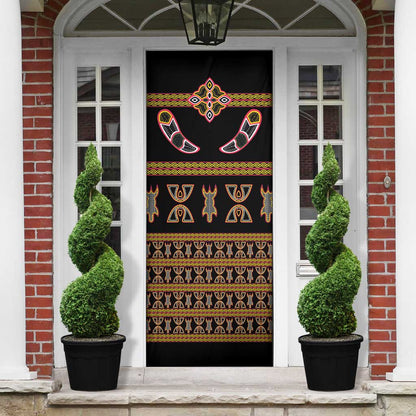Bamenda Toghu Door Cover Traditional Attire Pattern
