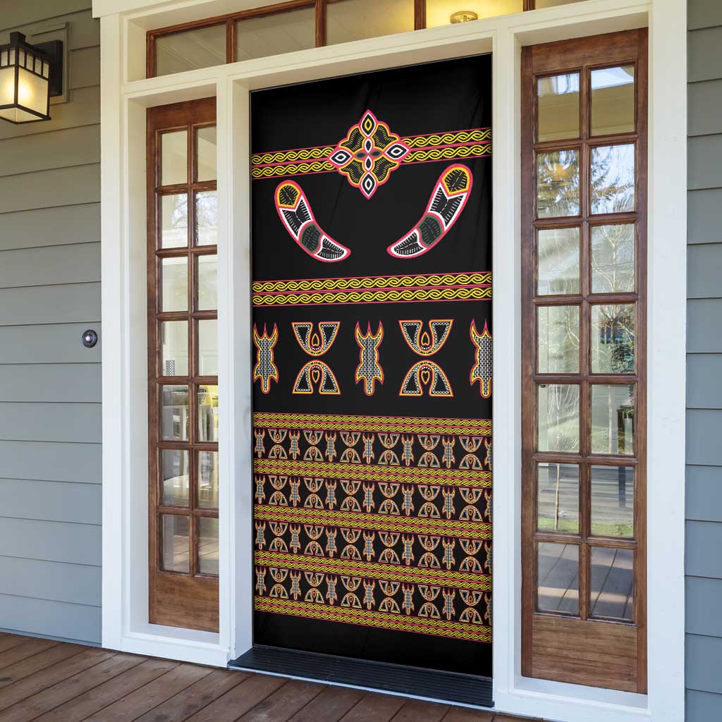 Bamenda Toghu Door Cover Traditional Attire Pattern