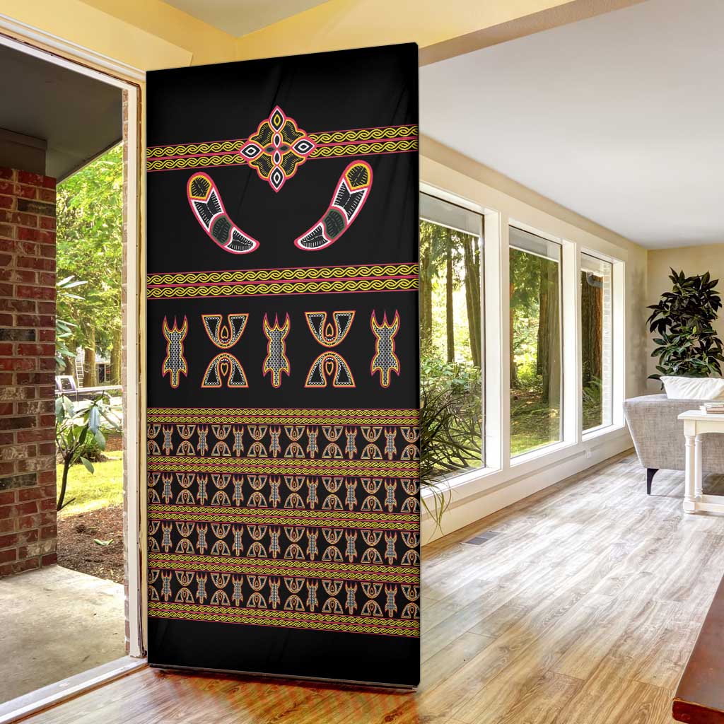 Bamenda Toghu Door Cover Traditional Attire Pattern