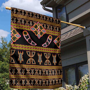 Bamenda Toghu Garden Flag Traditional Attire Pattern