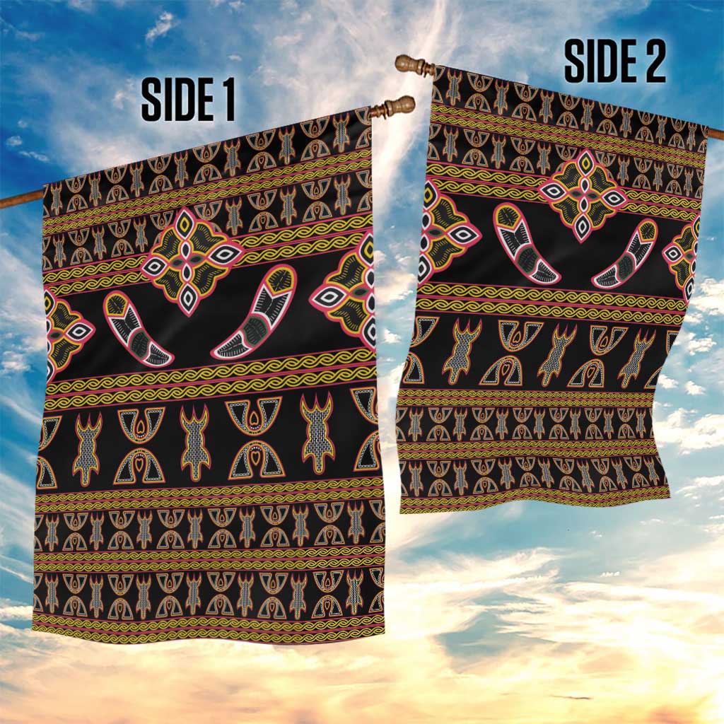 Bamenda Toghu Garden Flag Traditional Attire Pattern